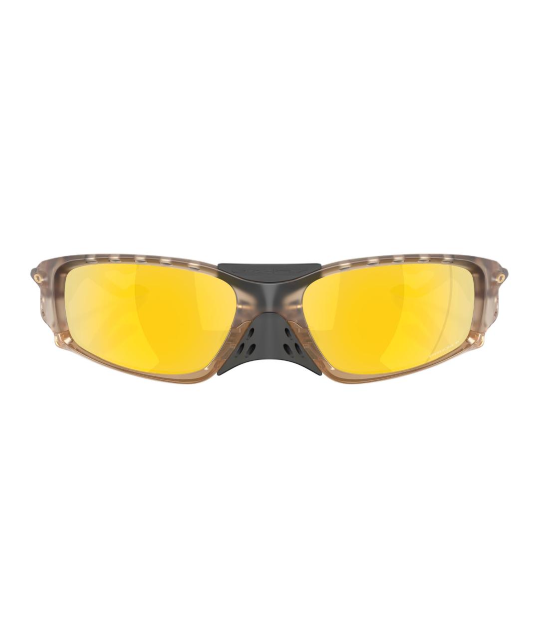 OAKLEY Коричневые пластиковые солнцезащитные очки, фото 5