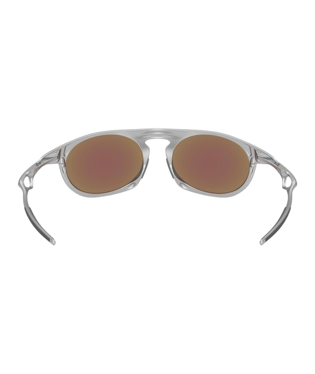 OAKLEY Серебряные пластиковые солнцезащитные очки, фото 4