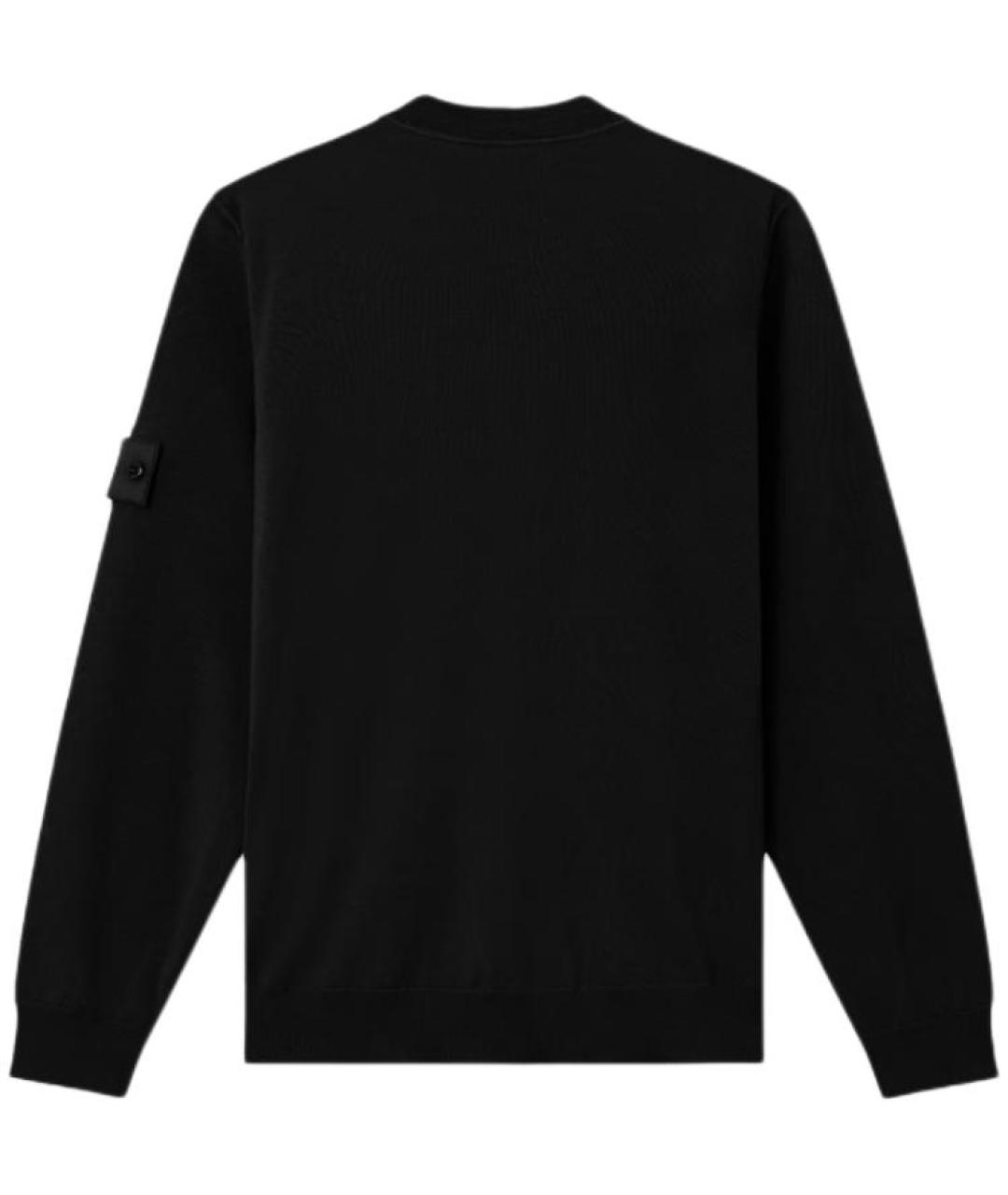 STONE ISLAND Черный джемпер / свитер, фото 2
