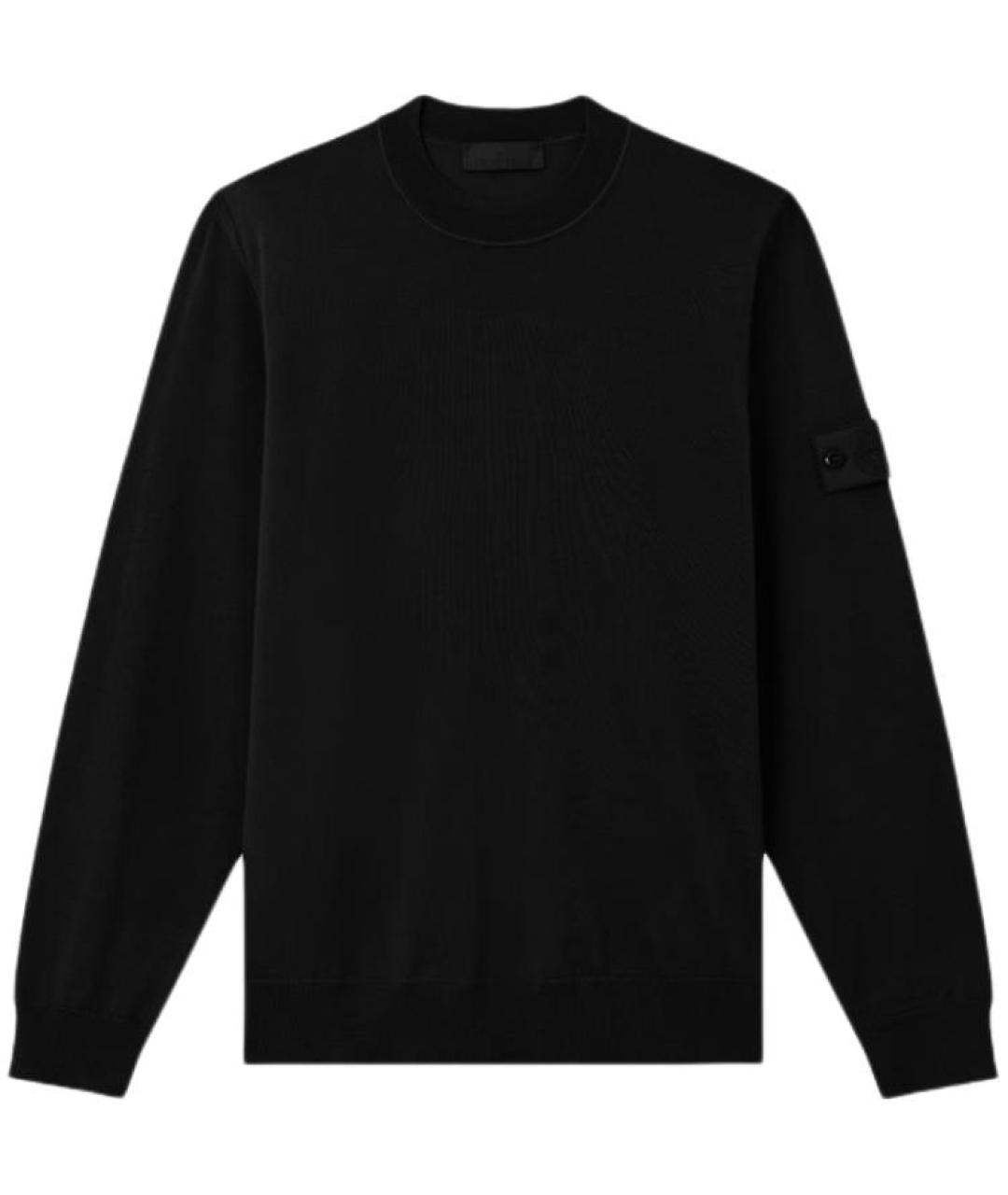 STONE ISLAND Черный джемпер / свитер, фото 1