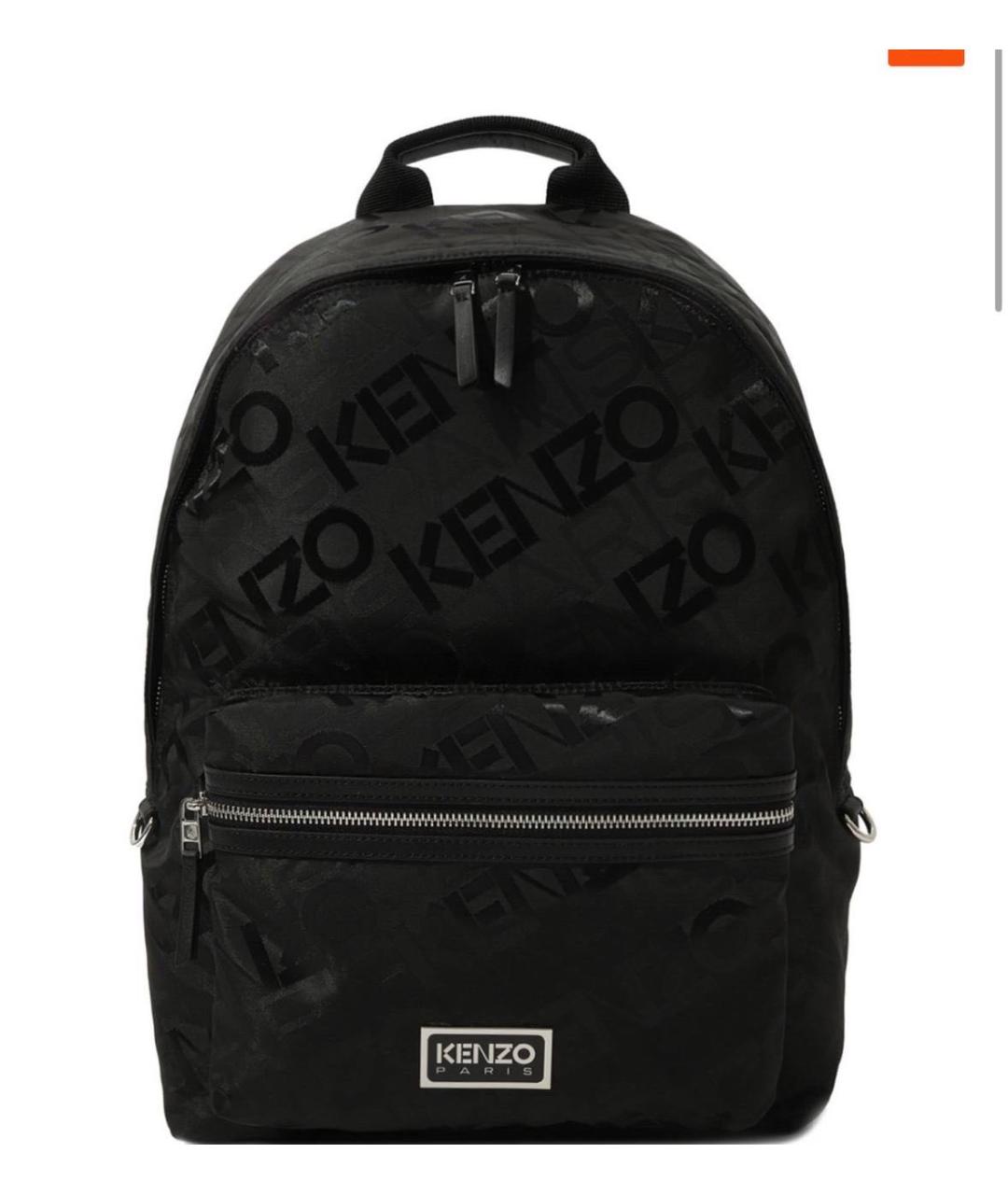 KENZO Черный синтетический рюкзак, фото 9
