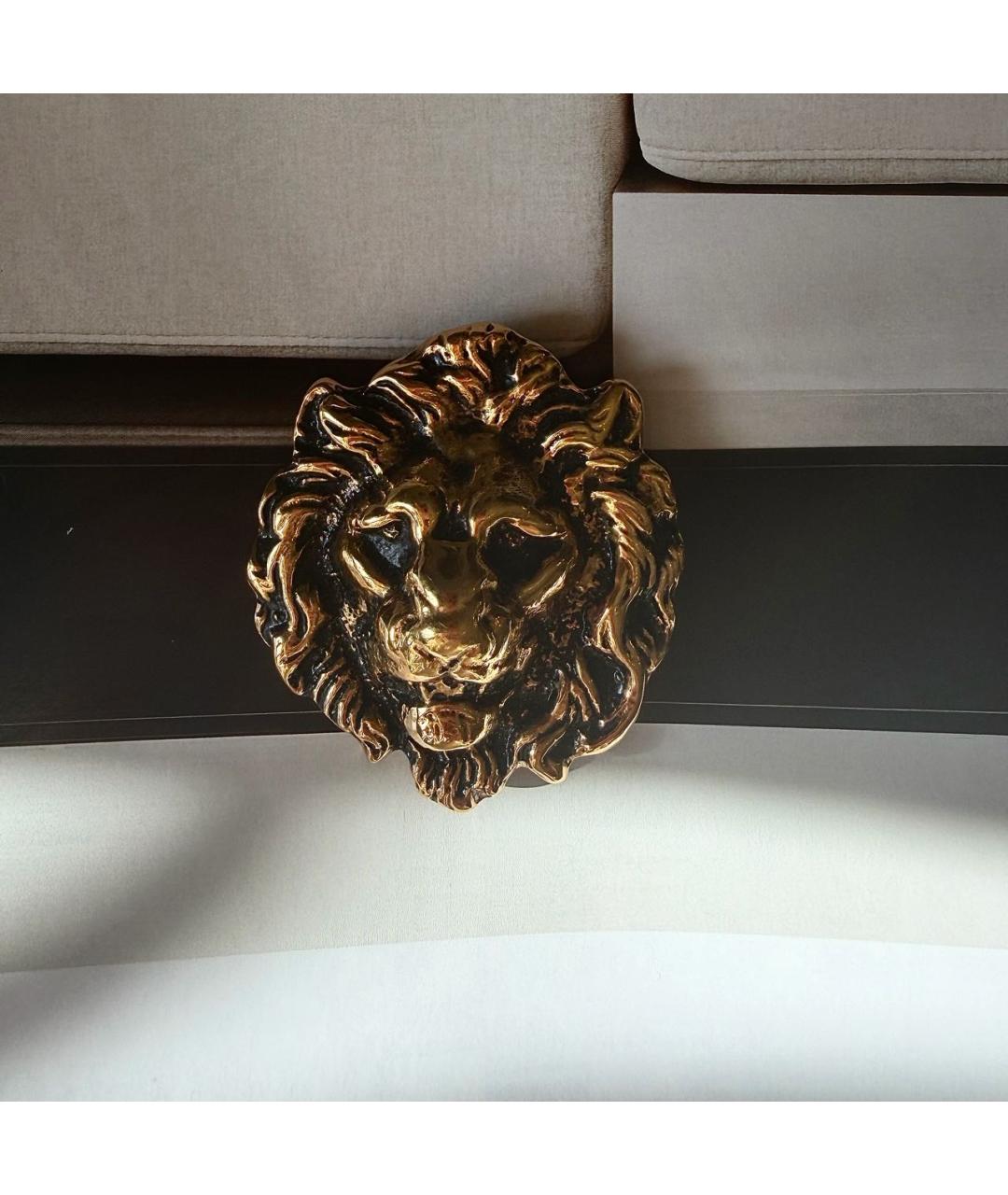 SAINT LAURENT Золотая металлическая булавка / брошь, фото 3