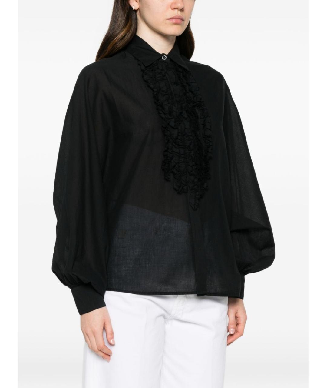 SOSUE Черная хлопковая рубашка, фото 5