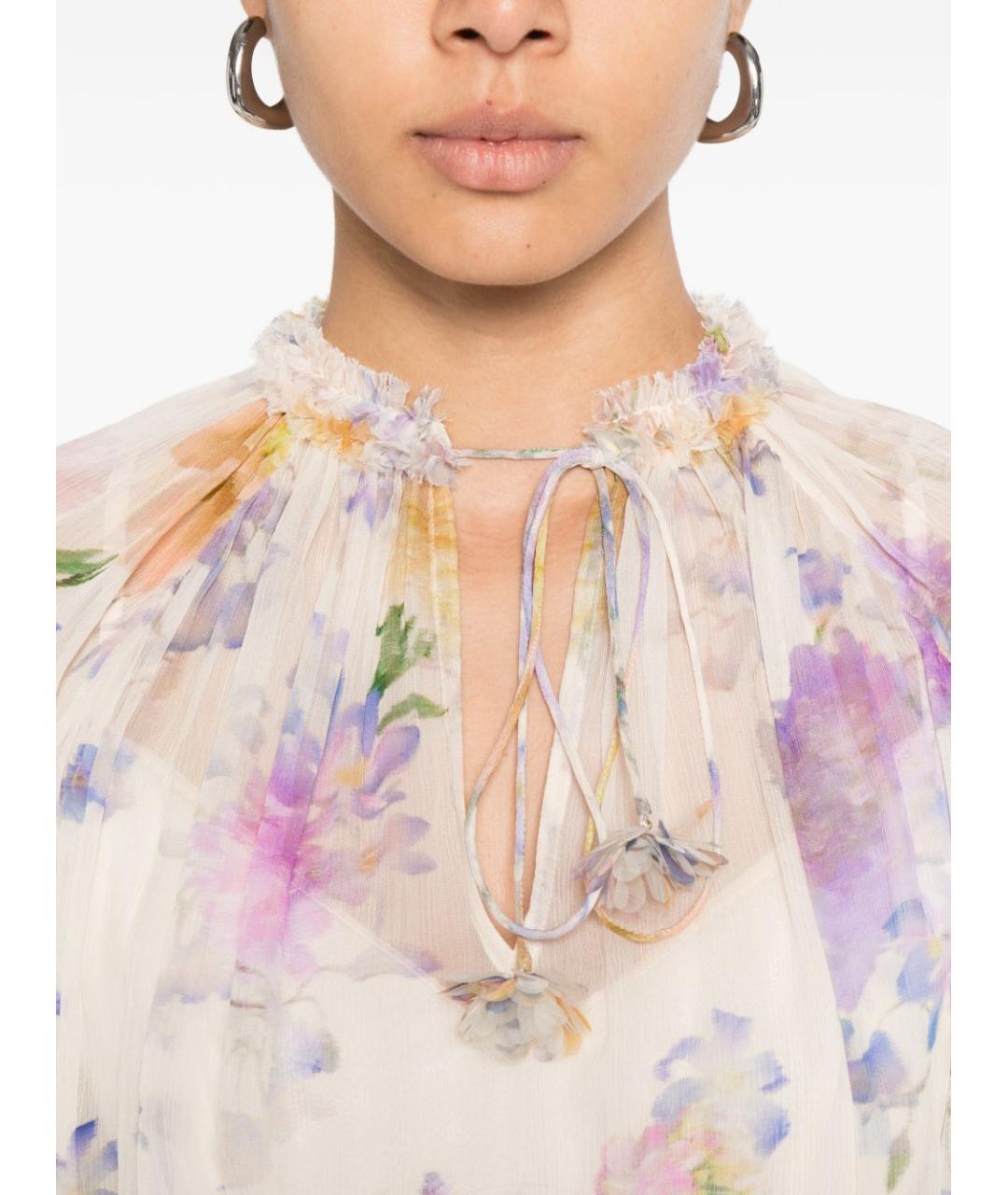 ZIMMERMANN Бежевая блузы, фото 2