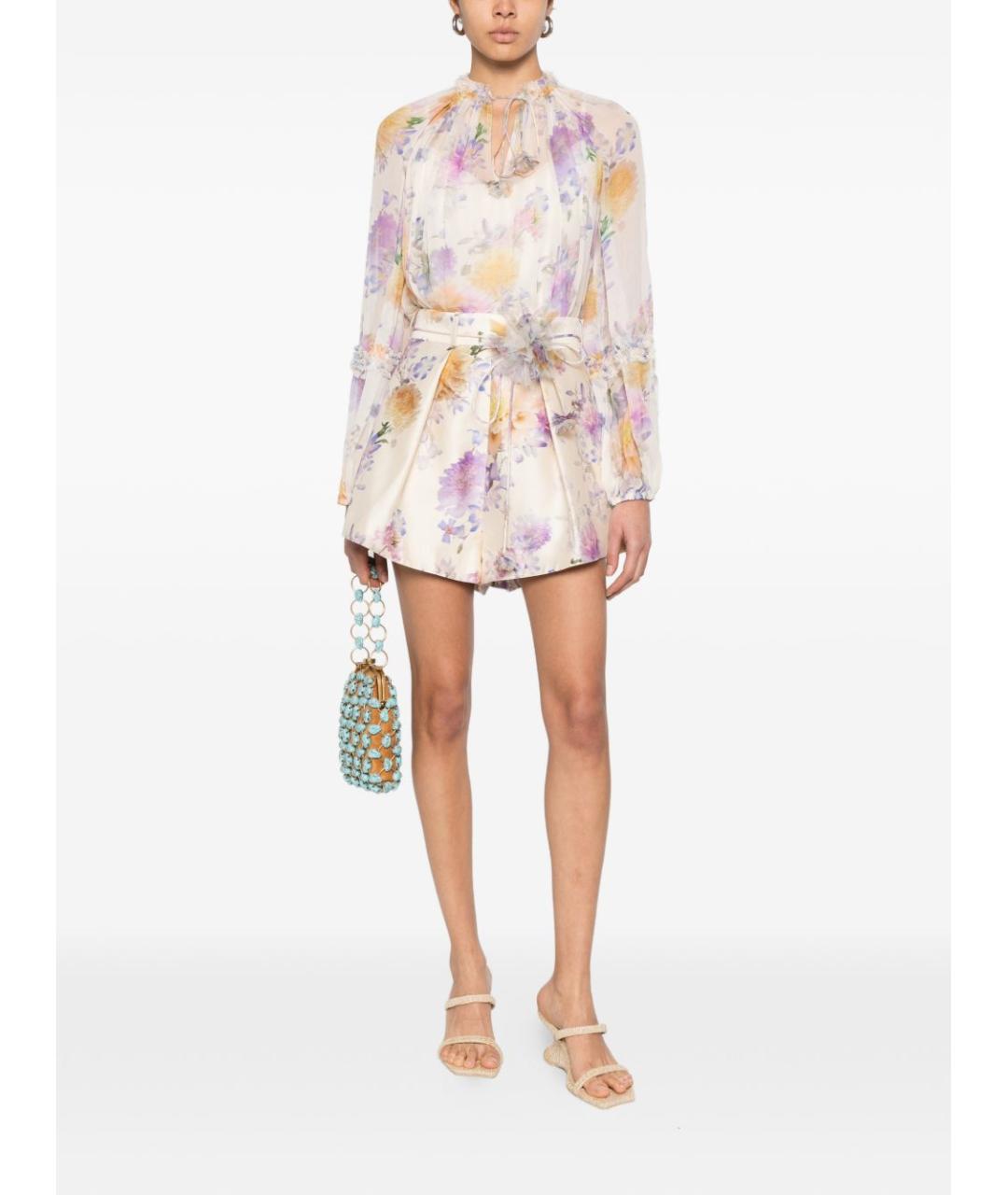 ZIMMERMANN Бежевая блузы, фото 3