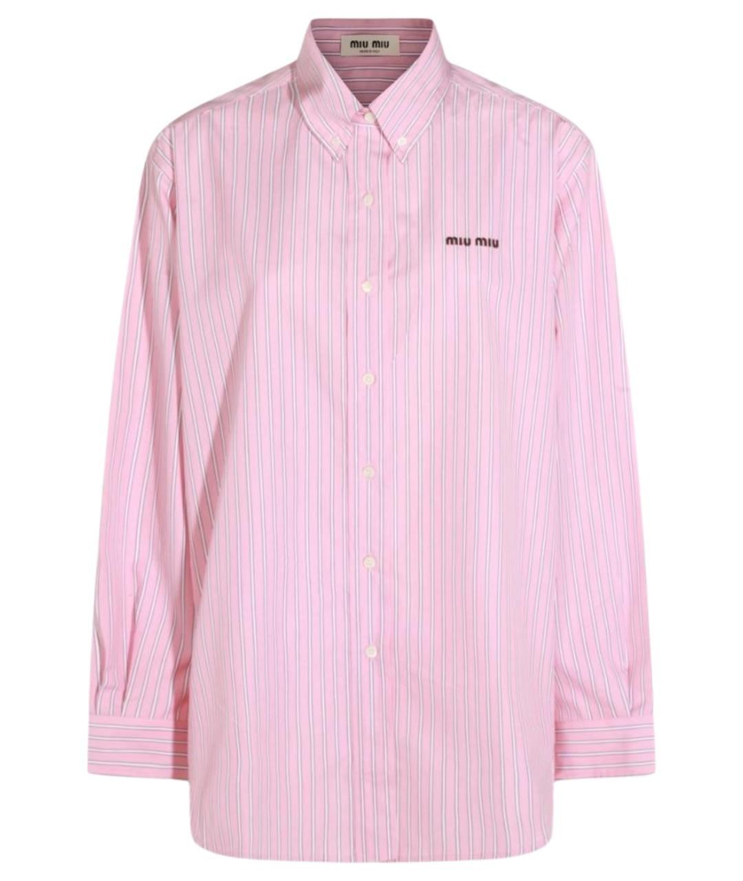 MIU MIU Розовая рубашка, фото 1