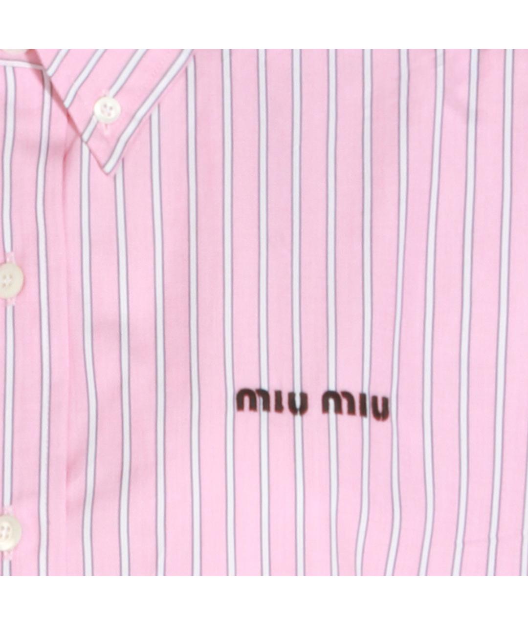 MIU MIU Розовая рубашка, фото 3