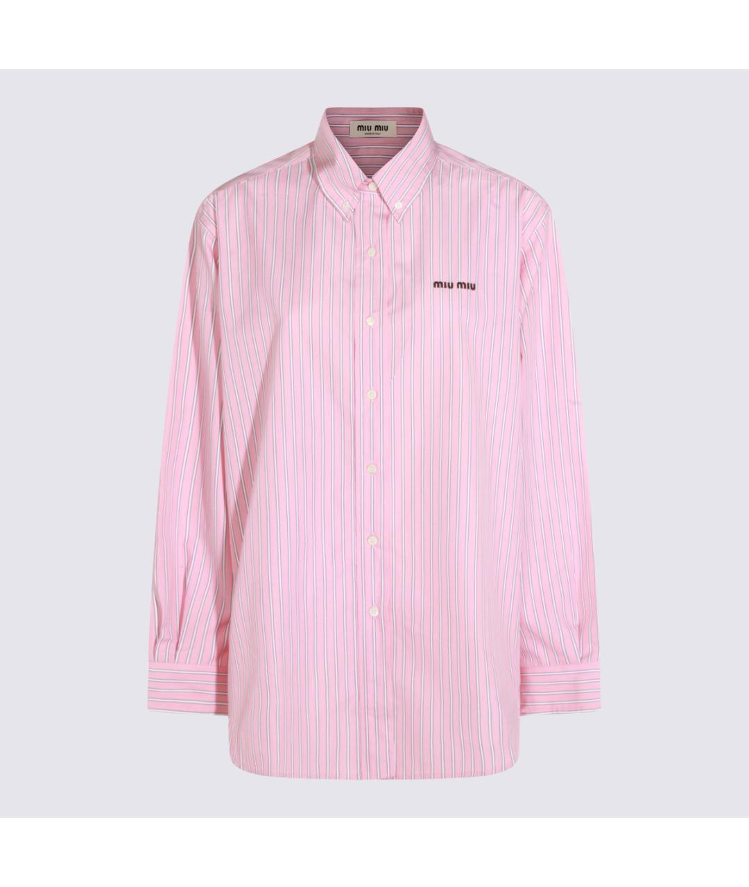 MIU MIU Розовая рубашка, фото 5
