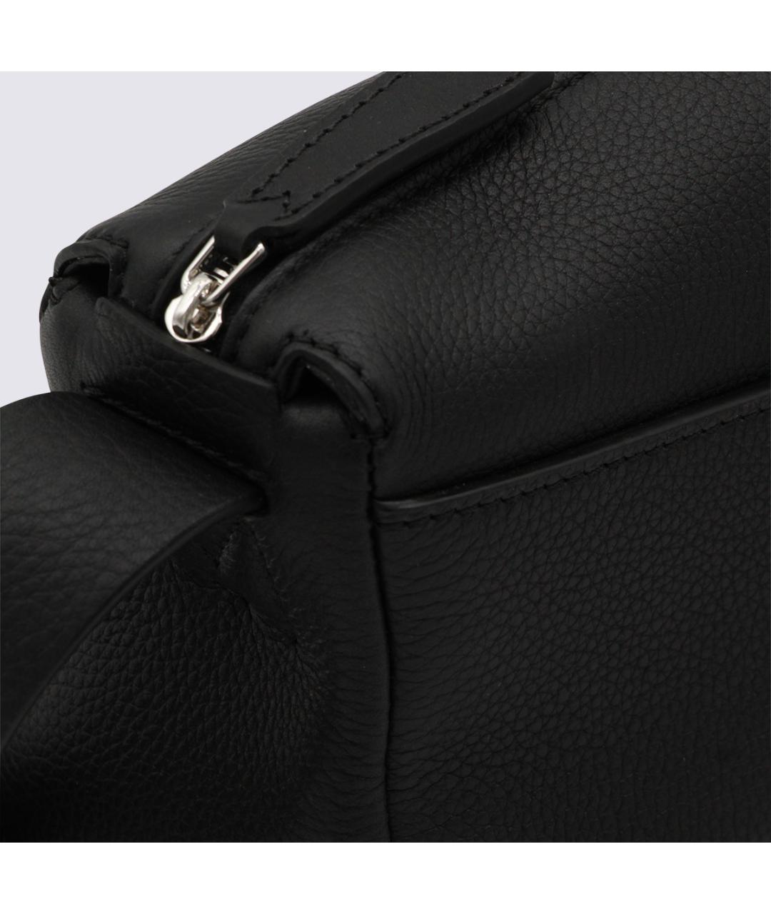 MAX MARA Черная кожаная сумка через плечо, фото 4