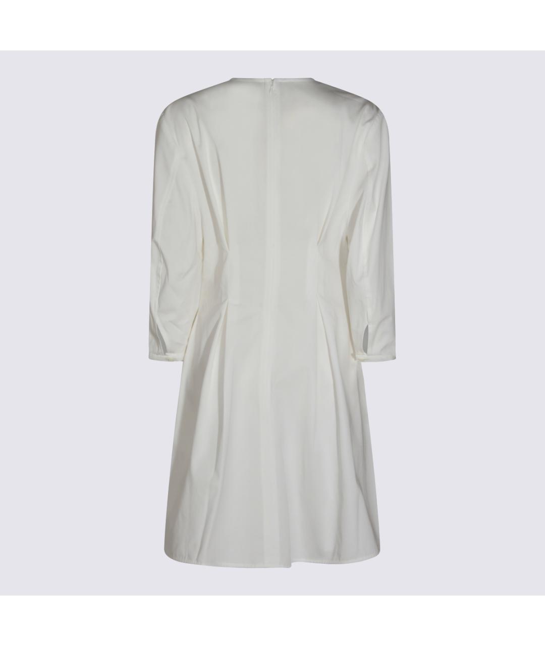 TOTEME Белое хлопковое повседневное платье, фото 2