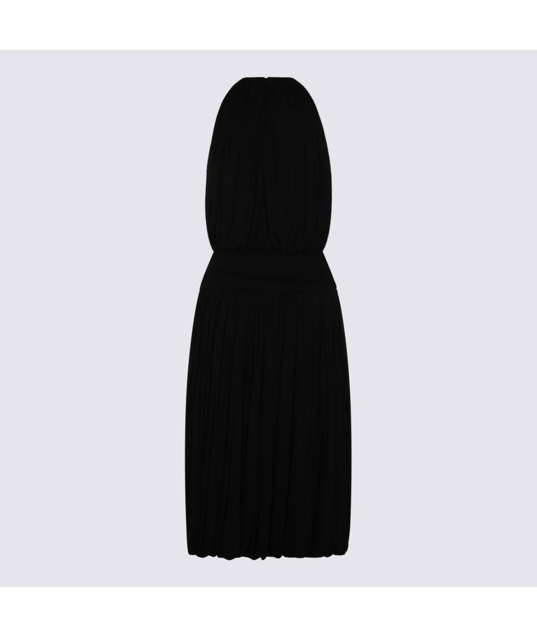 TOTEME Черное хлопковое коктейльное платье, фото 2