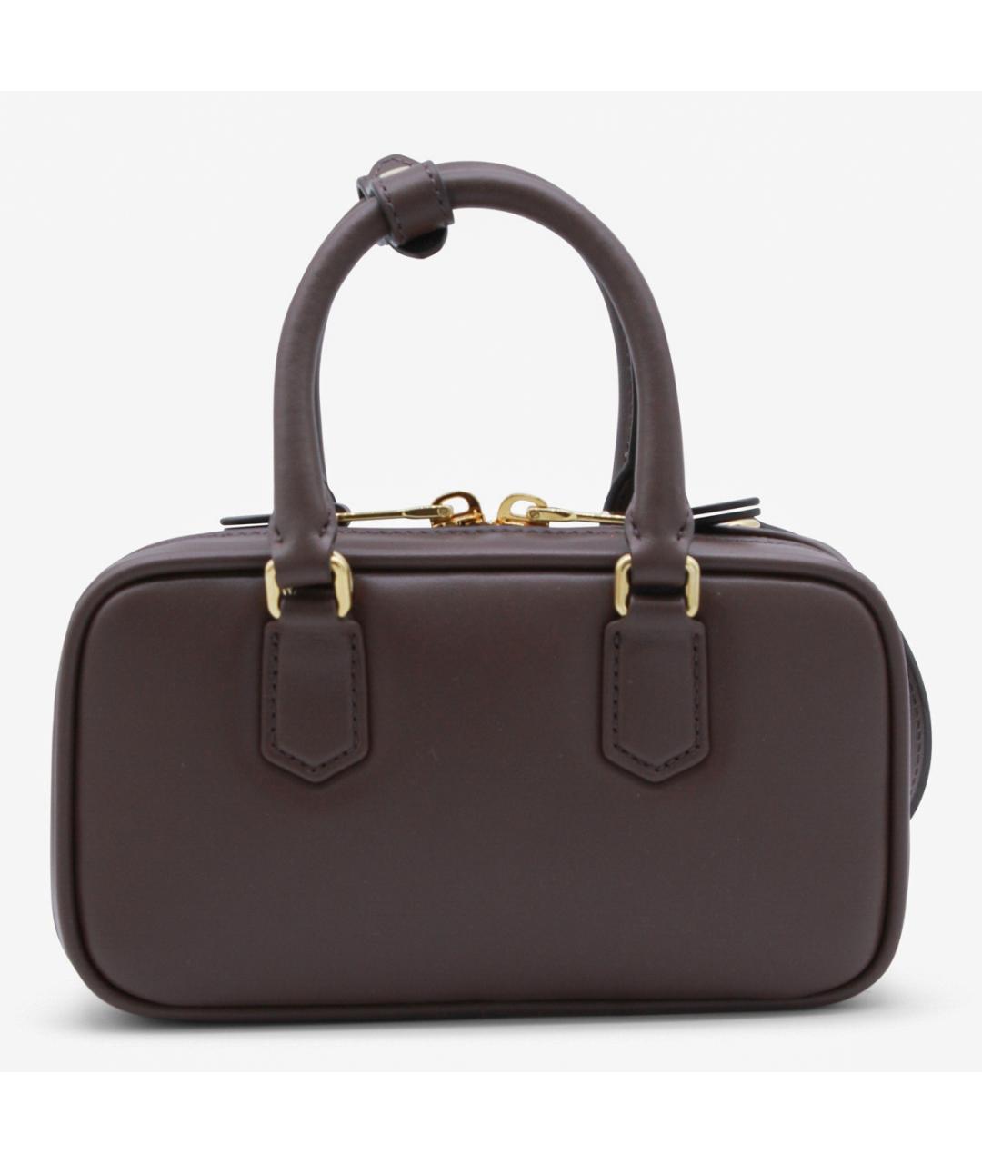 MIU MIU Коричневая кожаная сумка тоут, фото 3