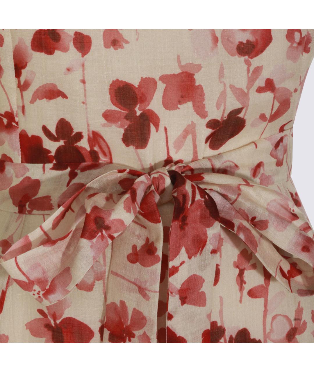 'S MAX MARA Белое повседневное платье, фото 3