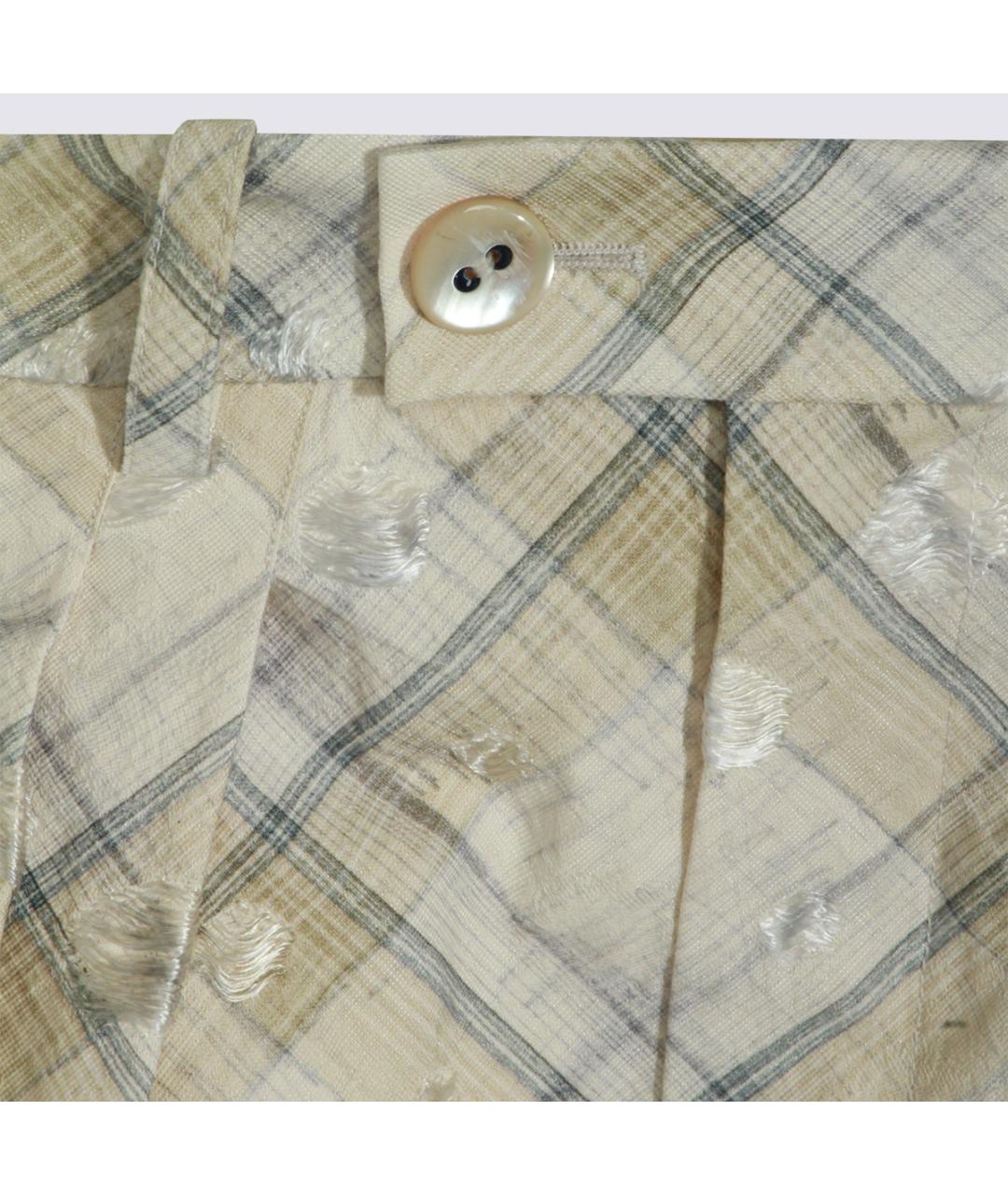 VIVIENNE WESTWOOD Бежевая хлопковая юбка миди, фото 3