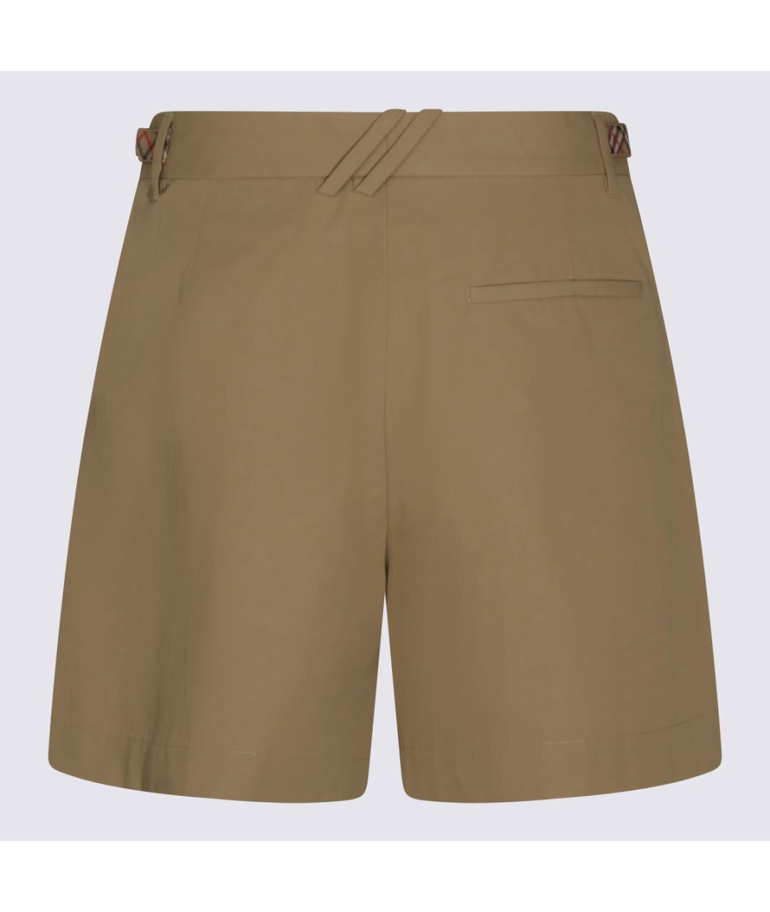 BURBERRY Бежевые хлопковые шорты, фото 2