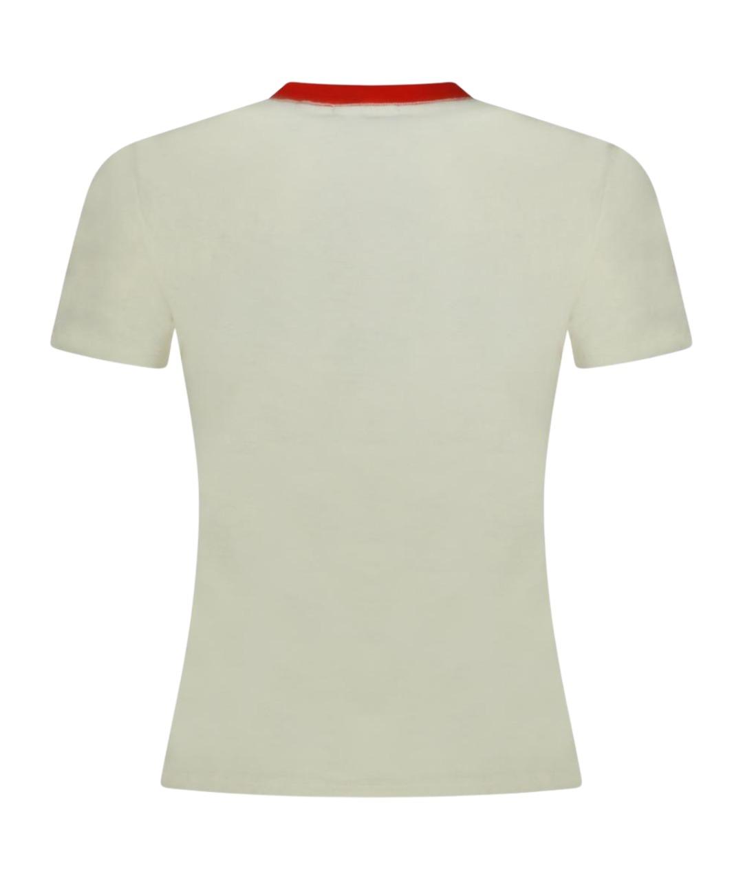 WILLY CHAVARRIA Белая хлопковая футболка, фото 2