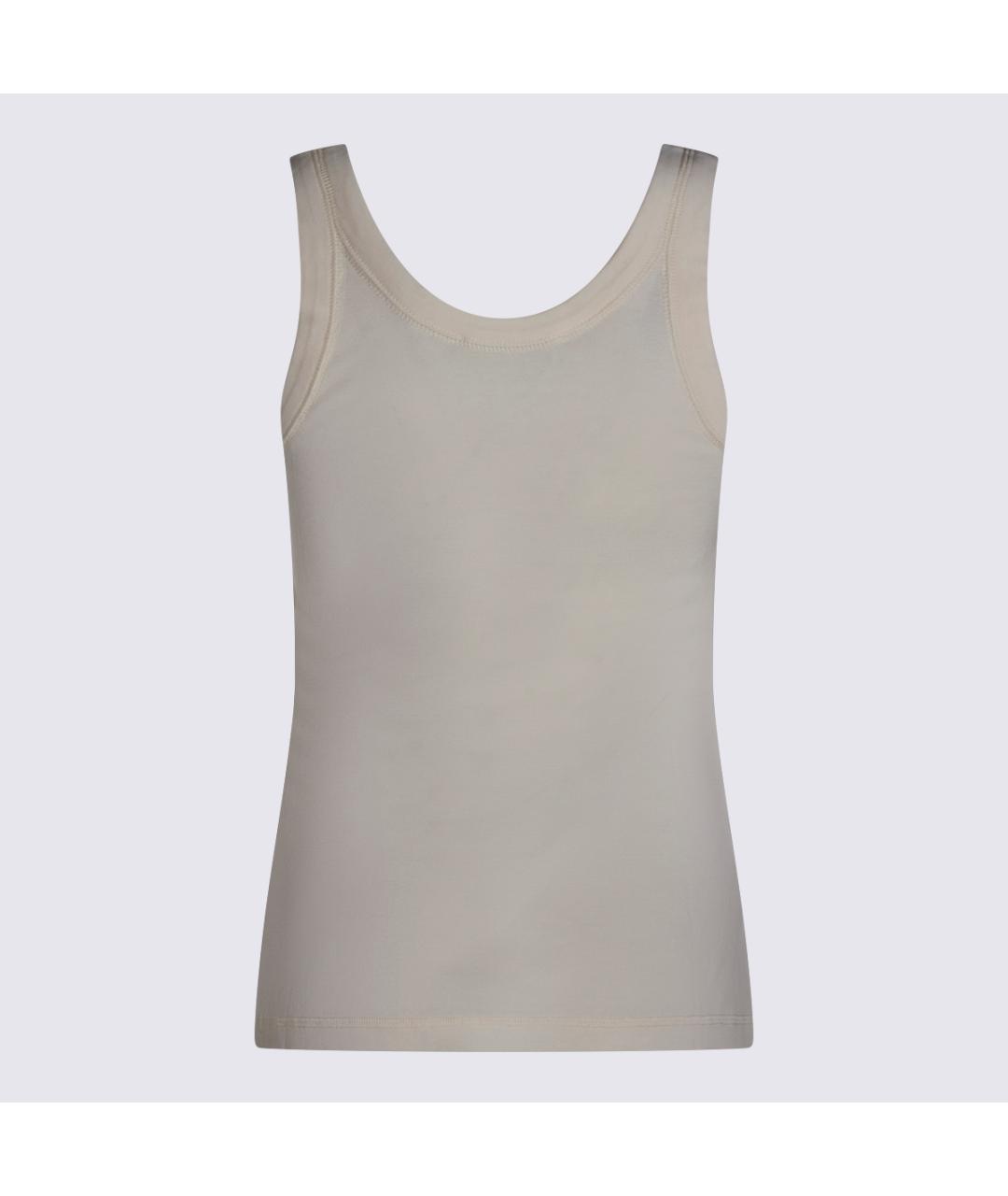 LEMAIRE Бежевая хлопковая майка, фото 2