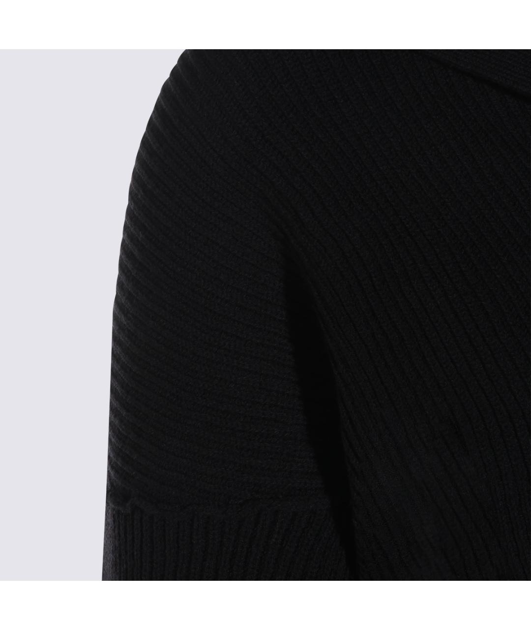 RICK OWENS Черный шерстяной джемпер / свитер, фото 3