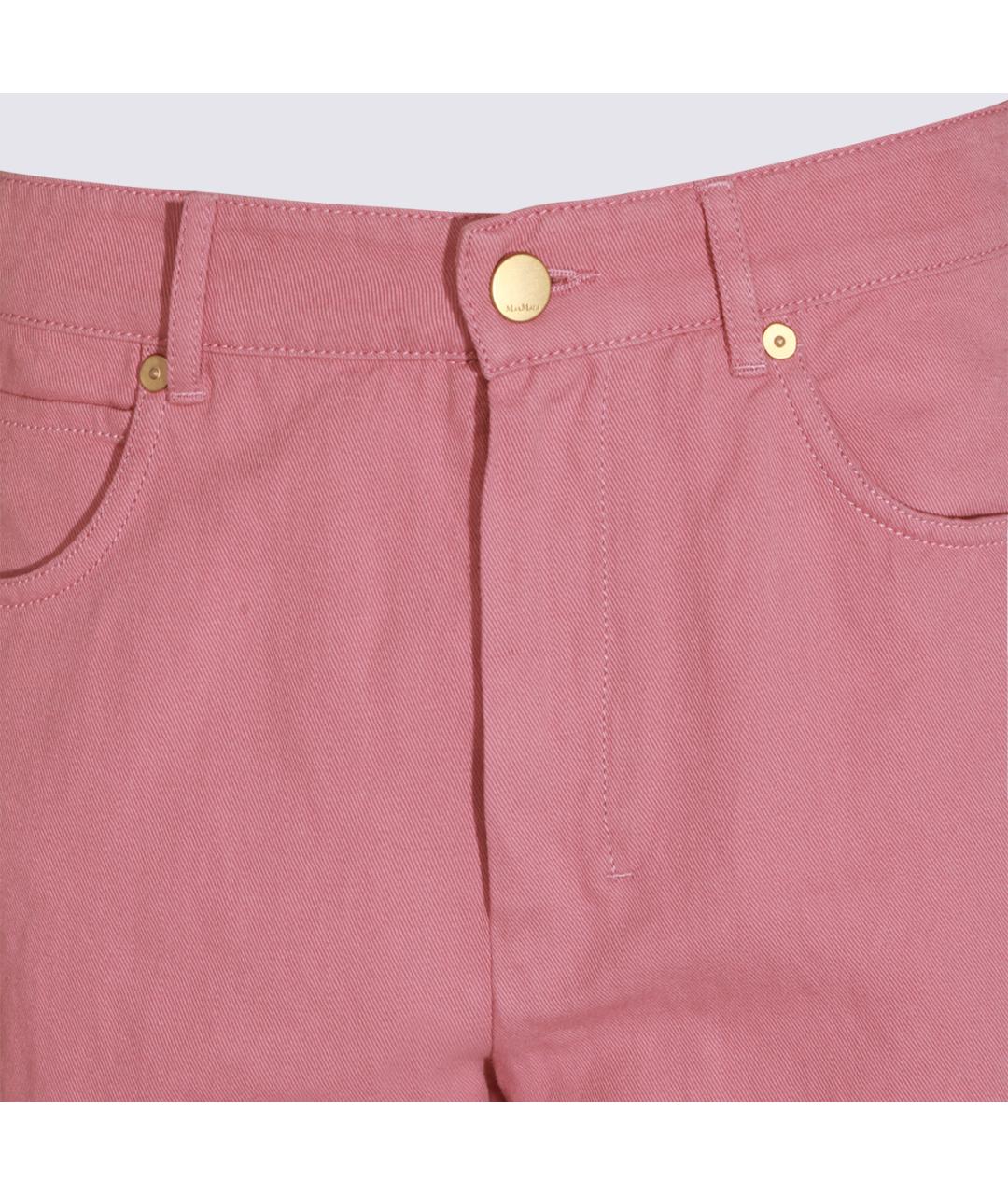 'S MAX MARA Хлопковые прямые брюки, фото 3