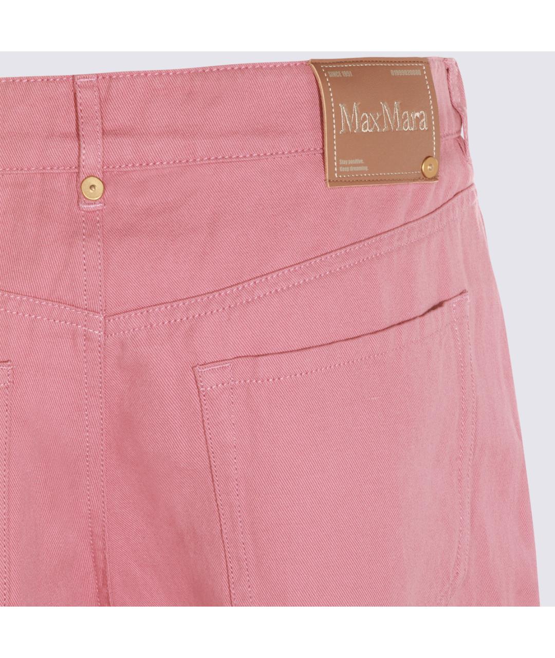 'S MAX MARA Хлопковые прямые брюки, фото 4