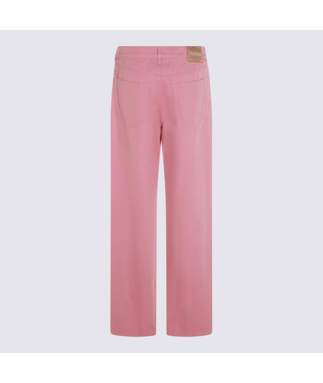 'S MAX MARA Хлопковые прямые брюки, фото 2