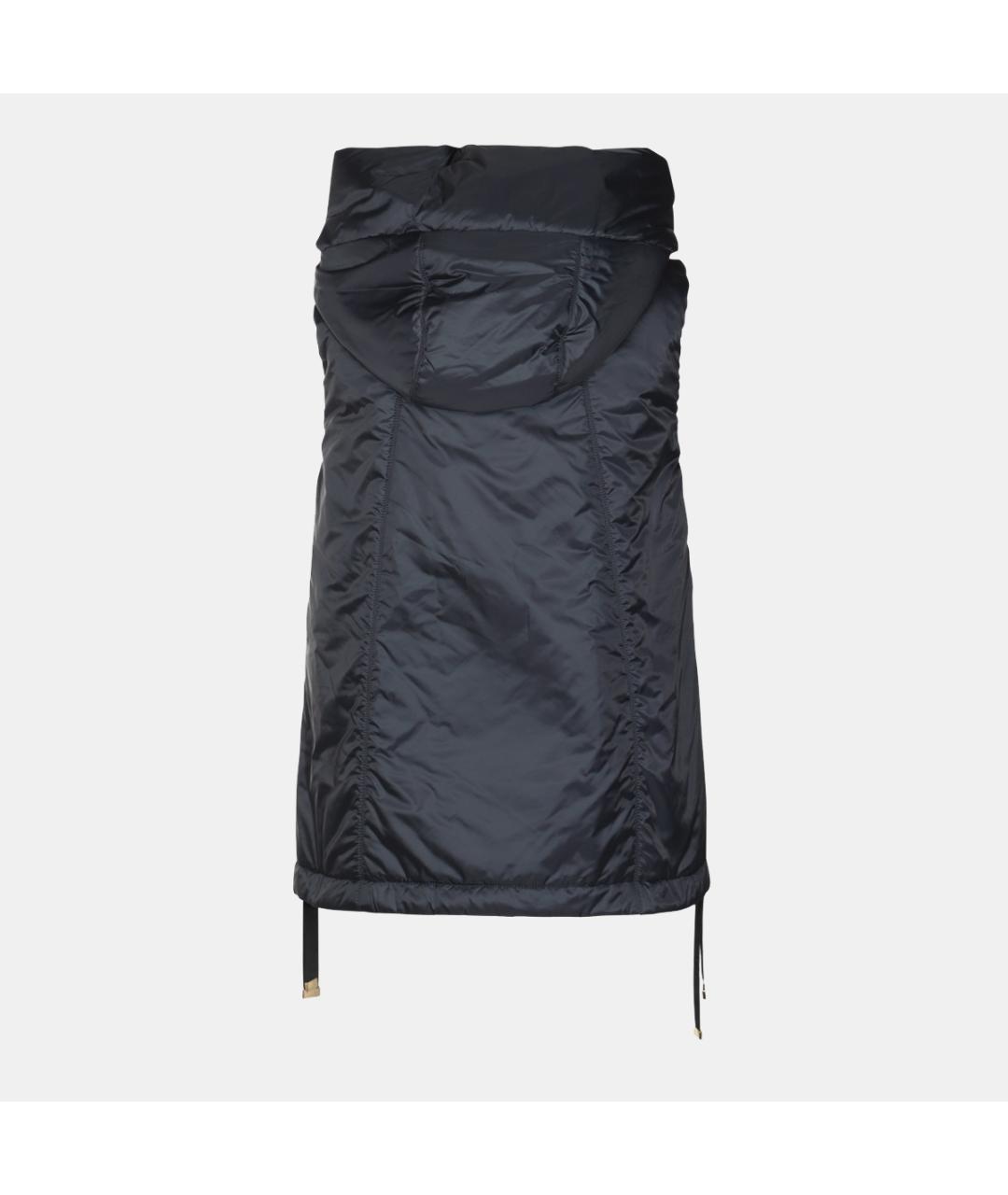 MAX MARA Синий полиэстеровый жилет, фото 2