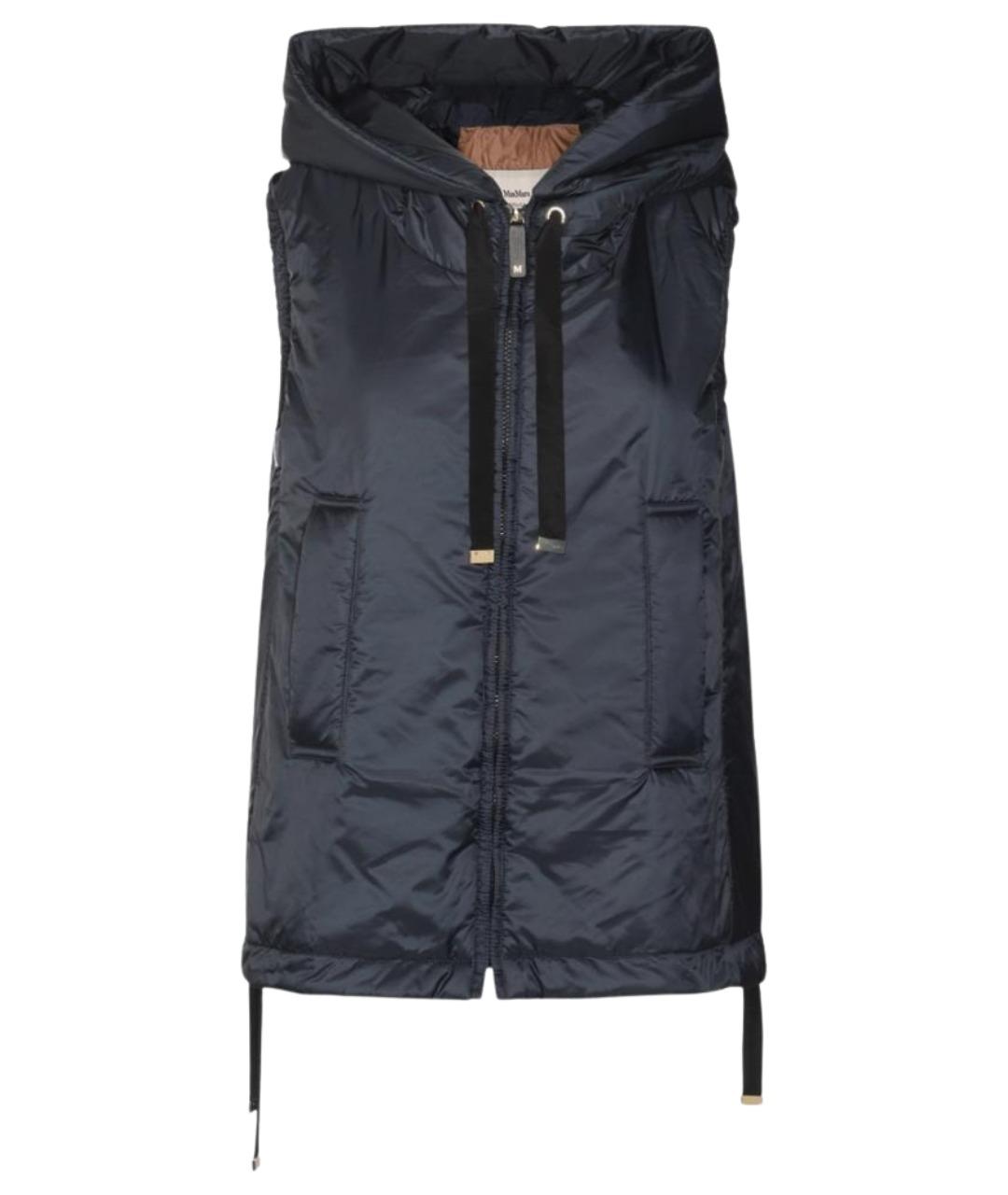 MAX MARA Синий полиэстеровый жилет, фото 1