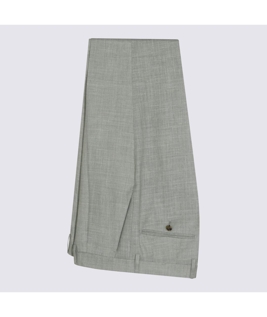 LARDINI Серый классический костюм, фото 2