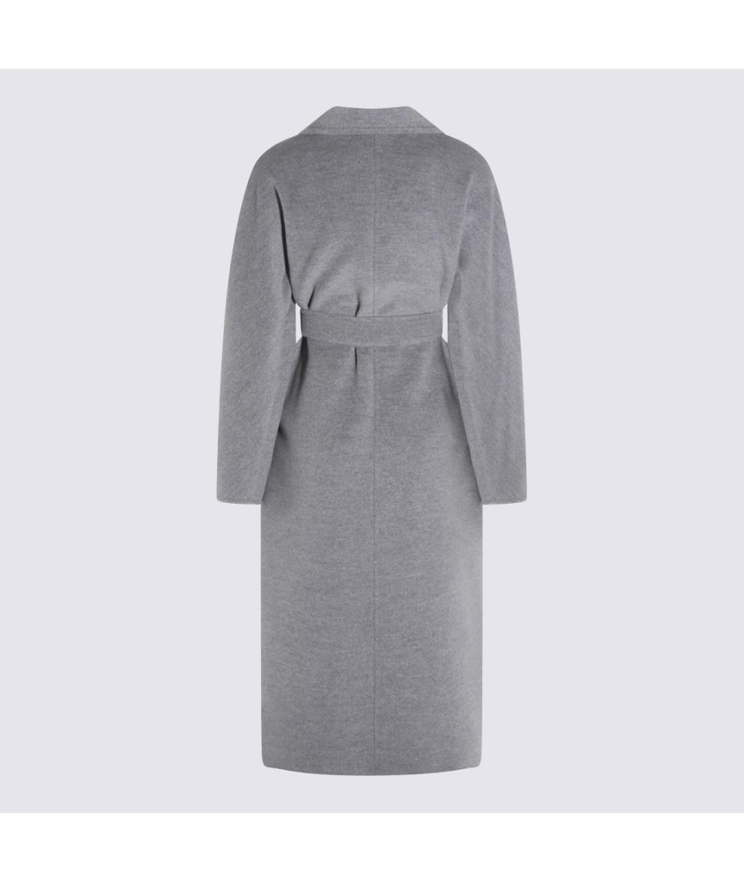 MAX MARA Серое шерстяное пальто, фото 2