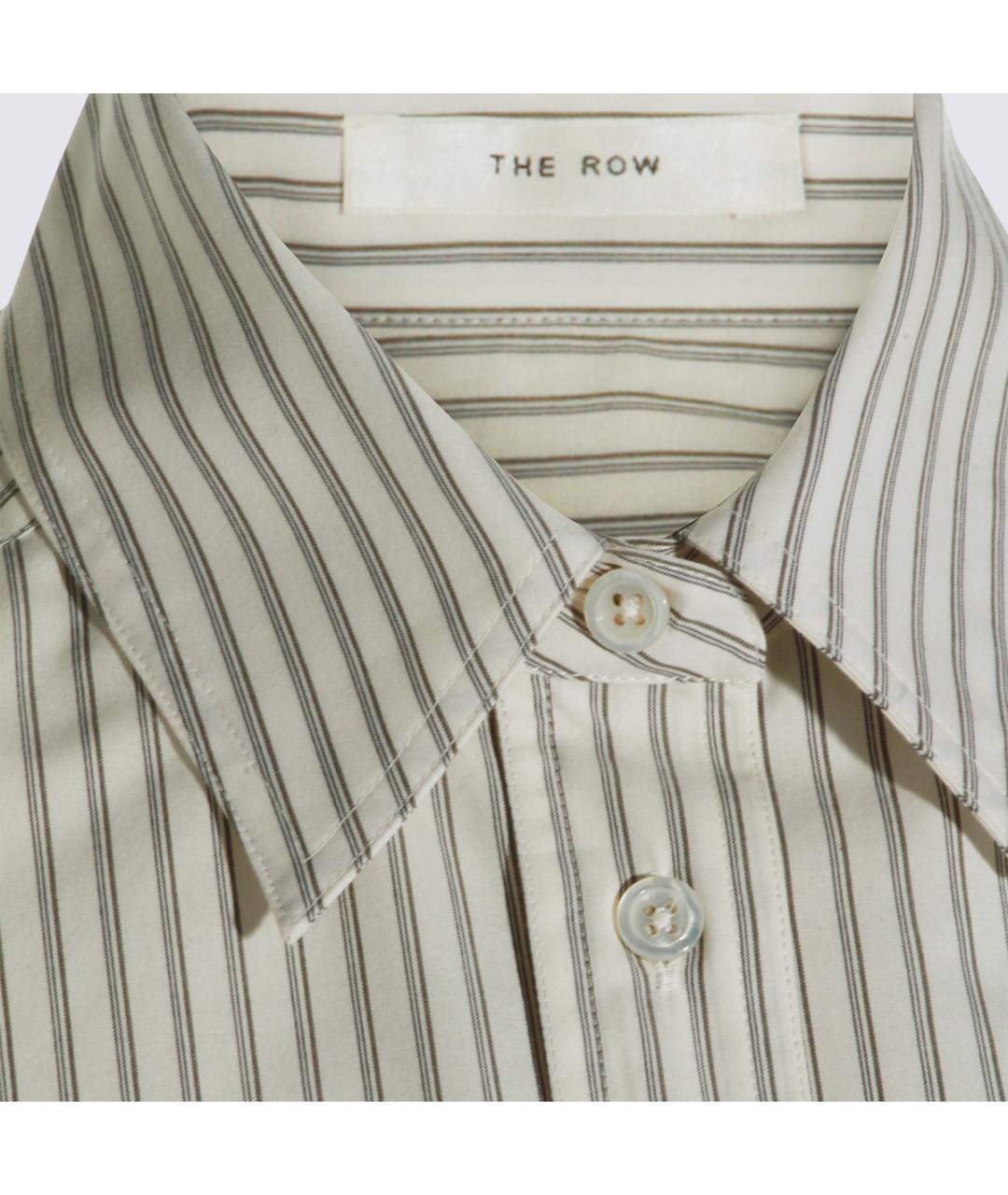 THE ROW Бежевая хлопковая рубашка, фото 4