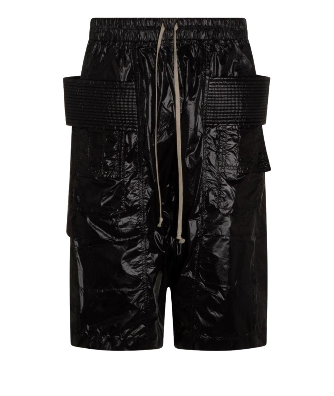 RICK OWENS DRKSHDW Черные полиамидовые шорты, фото 1