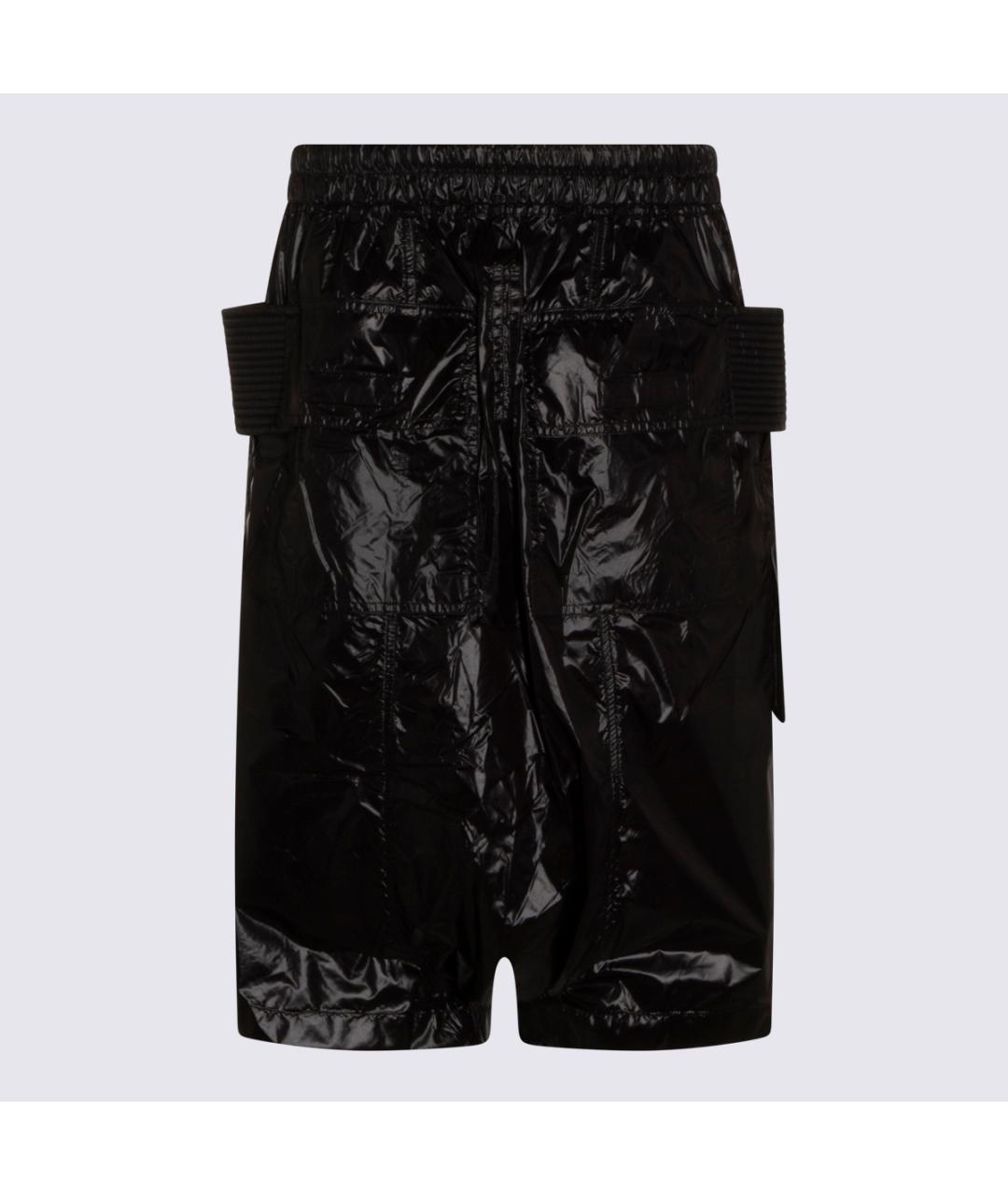 RICK OWENS DRKSHDW Черные полиамидовые шорты, фото 2