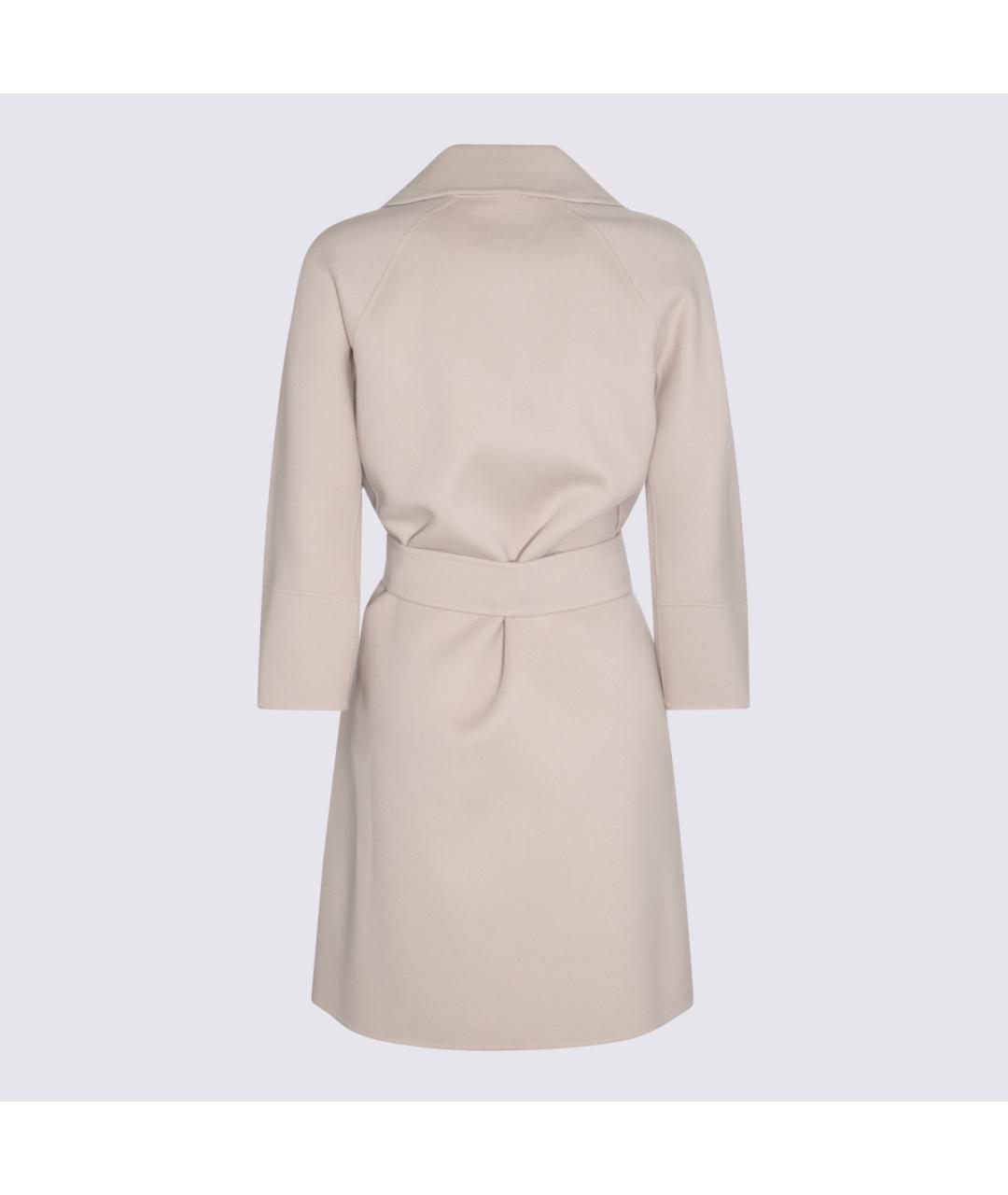 'S MAX MARA Белое кашемировое пальто, фото 2