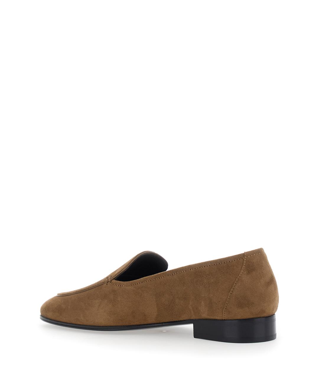THE ROW Бежевые замшевые лоферы, фото 2