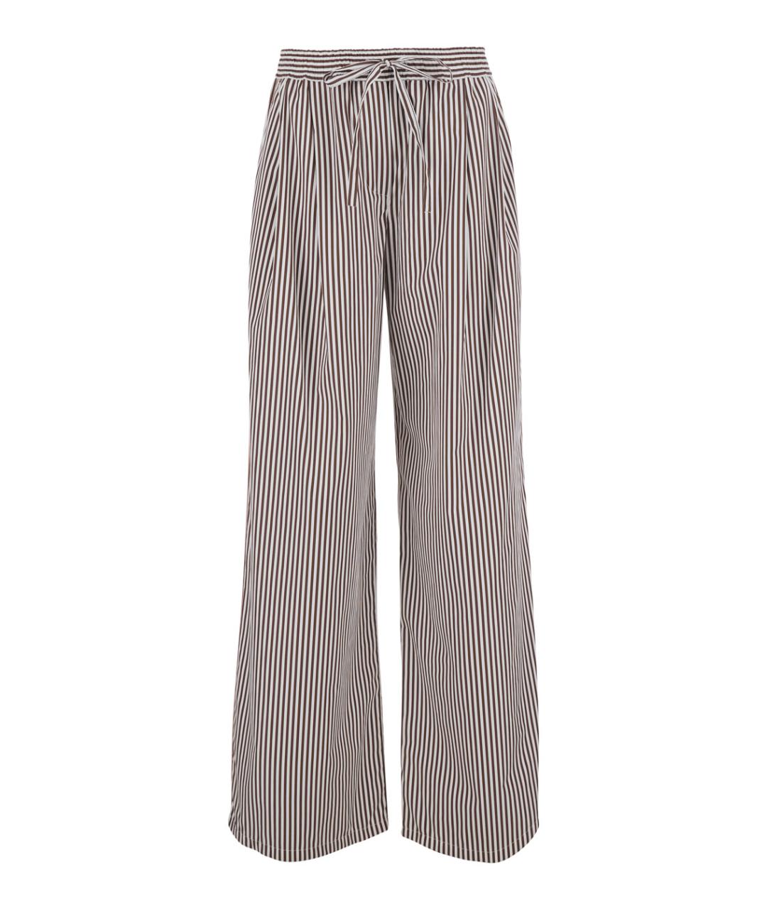 DOLCE&GABBANA Коричневые прямые брюки, фото 1