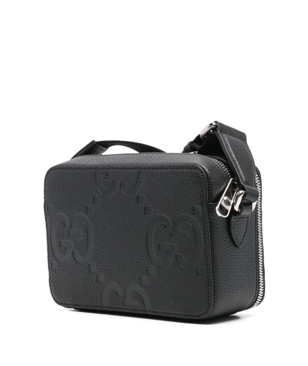 GUCCI Черная кожаная сумка на плечо, фото 4