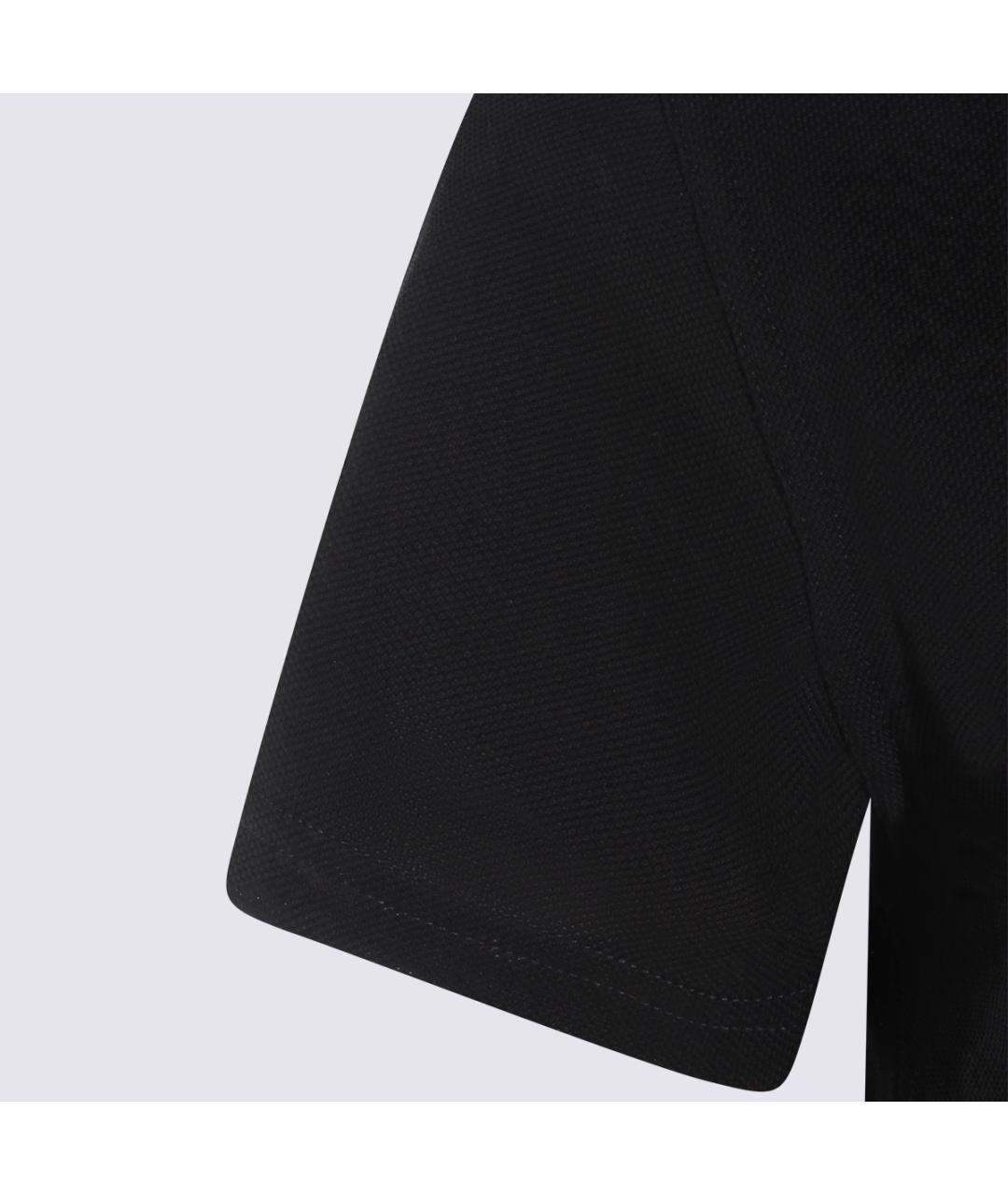 SAINT LAURENT Черное хлопковое повседневное платье, фото 4