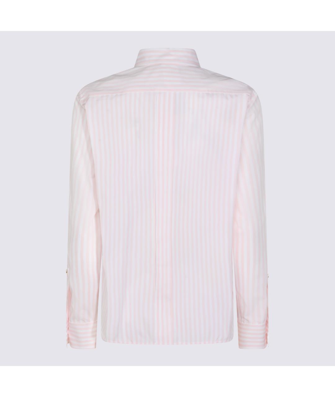 MAX MARA Розовая хлопковая рубашка, фото 2