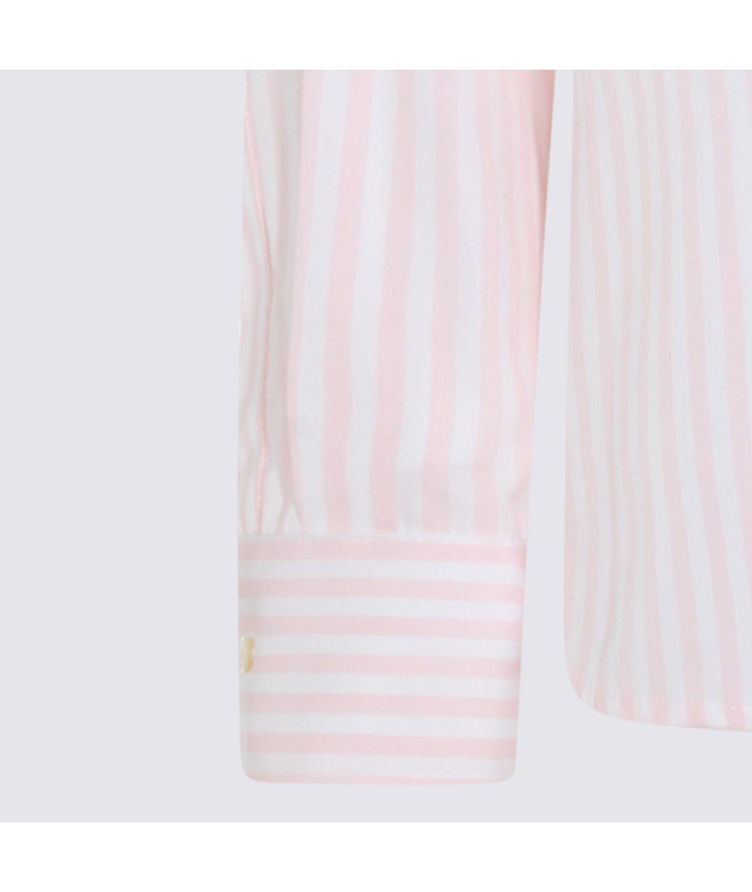 MAX MARA Розовая хлопковая рубашка, фото 3