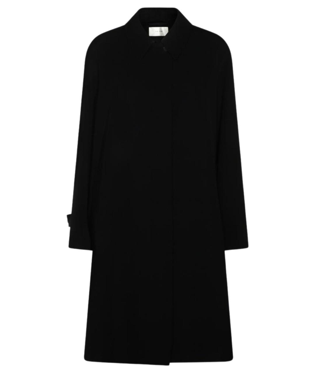 THE ROW Темно-синий шерстяной тренч/плащ, фото 1