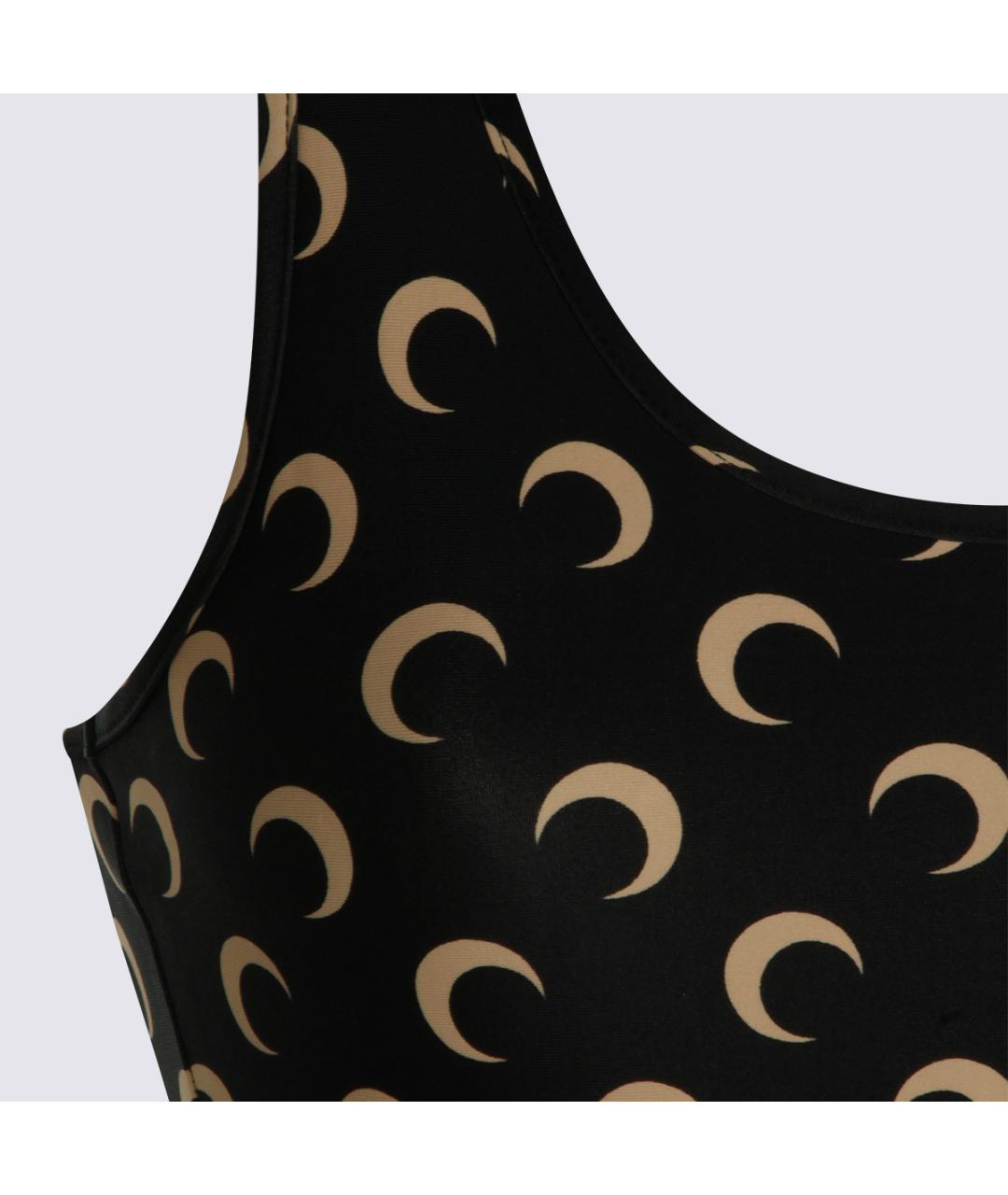 MARINE SERRE Черный полиамидовый купальник, фото 3