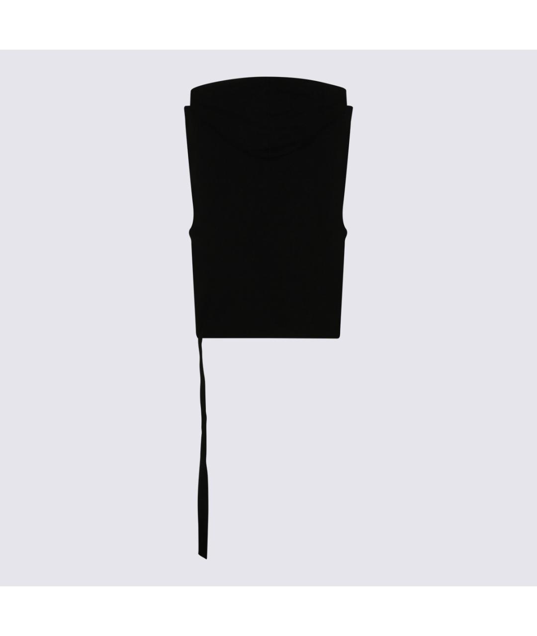 RICK OWENS DRKSHDW Черная хлопковая майка, фото 2