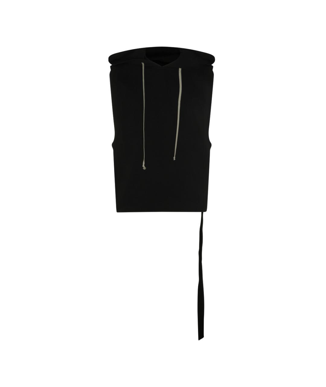 RICK OWENS DRKSHDW Черная хлопковая майка, фото 1