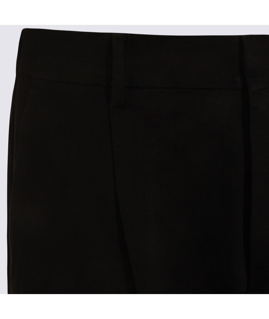 NN.07 Черные хлопковые повседневные брюки, фото 3