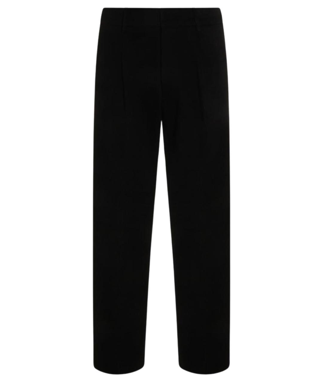 NN.07 Черные хлопковые повседневные брюки, фото 1