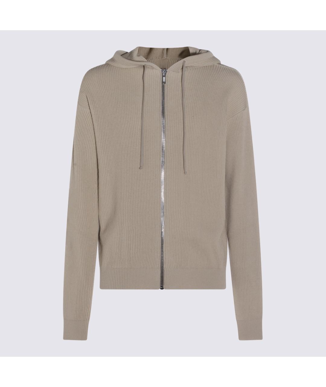 RICK OWENS Бежевый шерстяной кардиган, фото 5