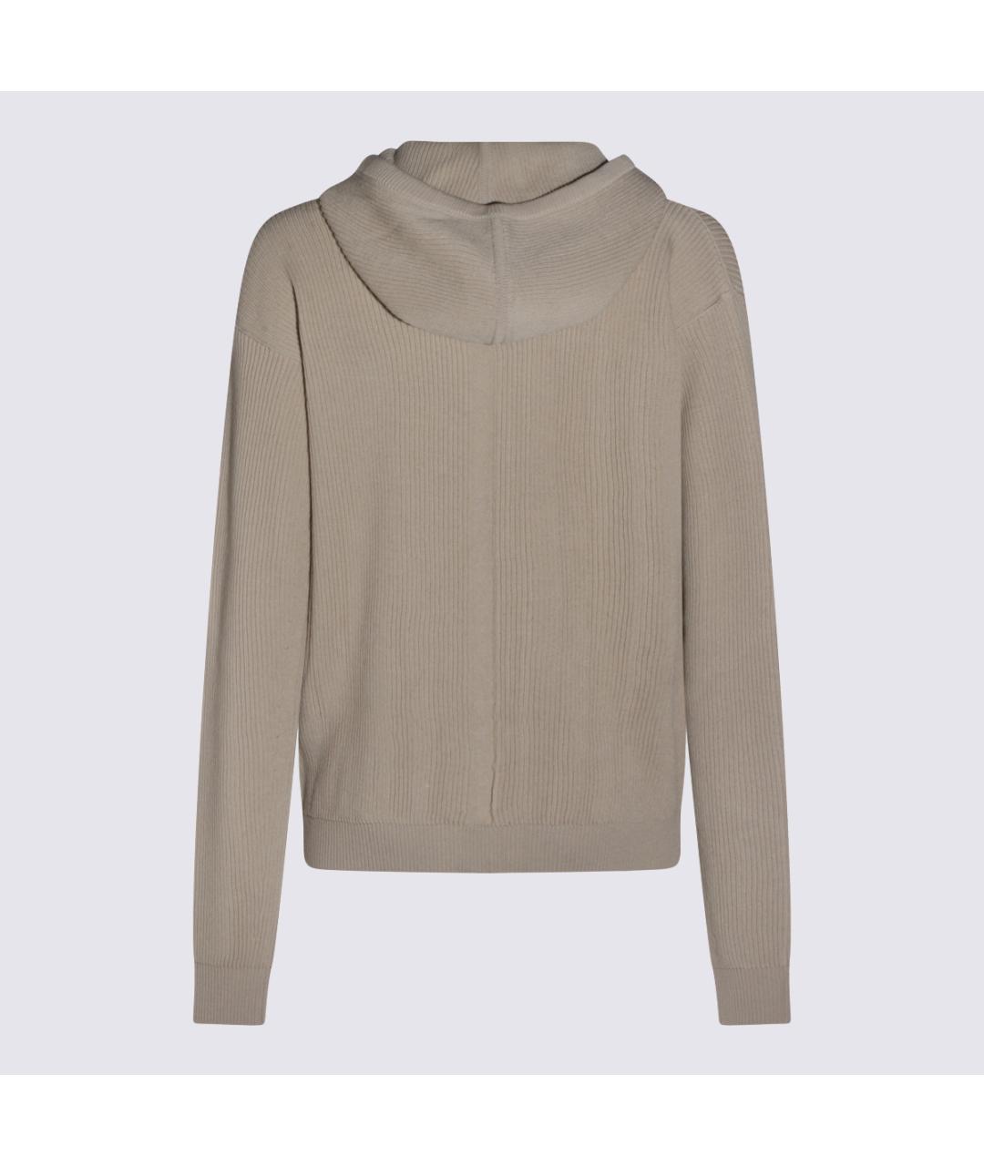 RICK OWENS Бежевый шерстяной кардиган, фото 2