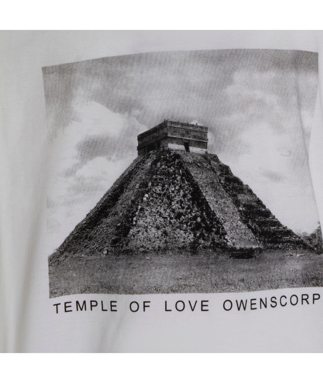 RICK OWENS DRKSHDW Белая хлопковая футболка, фото 3