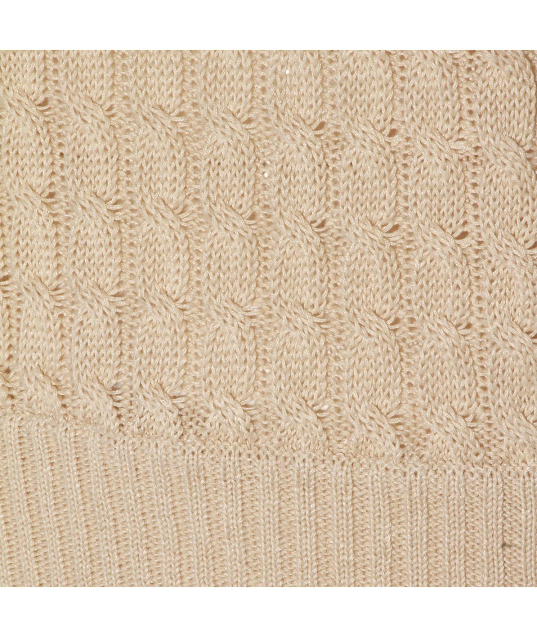 MAX MARA Бежевый льняной джемпер / свитер, фото 4