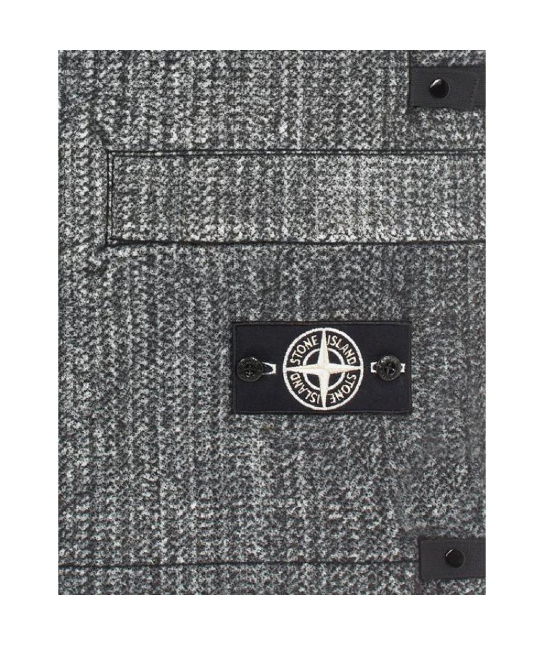 STONE ISLAND Черный жилет, фото 5